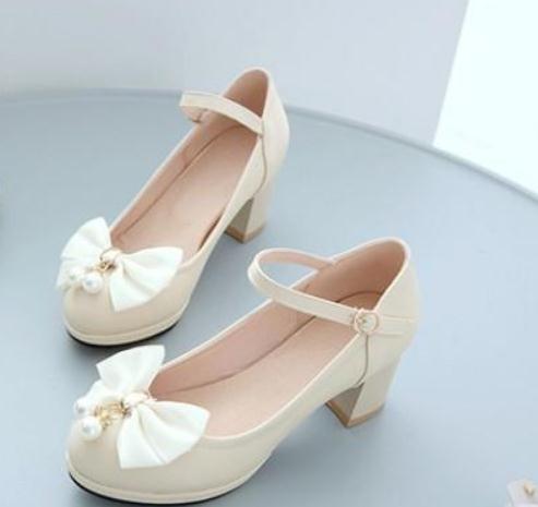 2020 Spring and Autumn with New style fashion High heel Coarse heel round head bowknot waterproof table Women's shoes@RTYUI879, Black
2020 Spring and Autumn with New style fashion High heel Coarse heel round head bowknot waterproof table Women's shoes@RTYUI879, Black