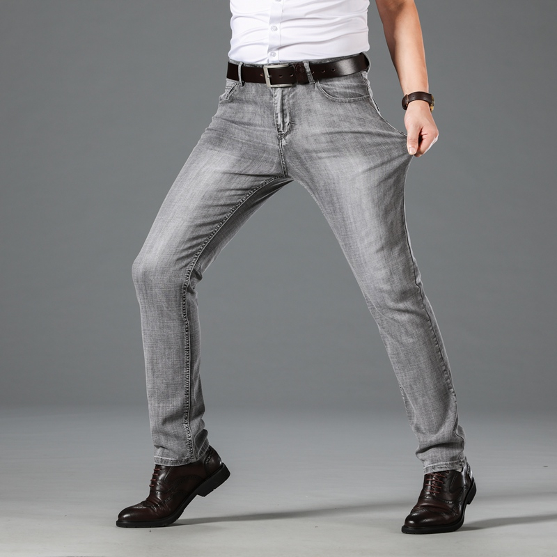 2020 Spring Summer Autumn New Men's Gray Jeans Classic Style Business Fashion Stretch Slim Regular Fit Trousers Male Brand Pants, Grey
2020 Spring Summer Autumn New Men's Gray Jeans Classic Style Business Fashion Stretch Slim Regular Fit Trousers Male Brand Pants, Grey