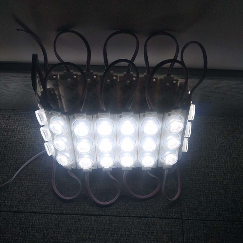 LED Module Lights 3W DC12V 3led SMD3030 Waterproof LED Module lighting with lens Led Sign Backlights For Channel Letters