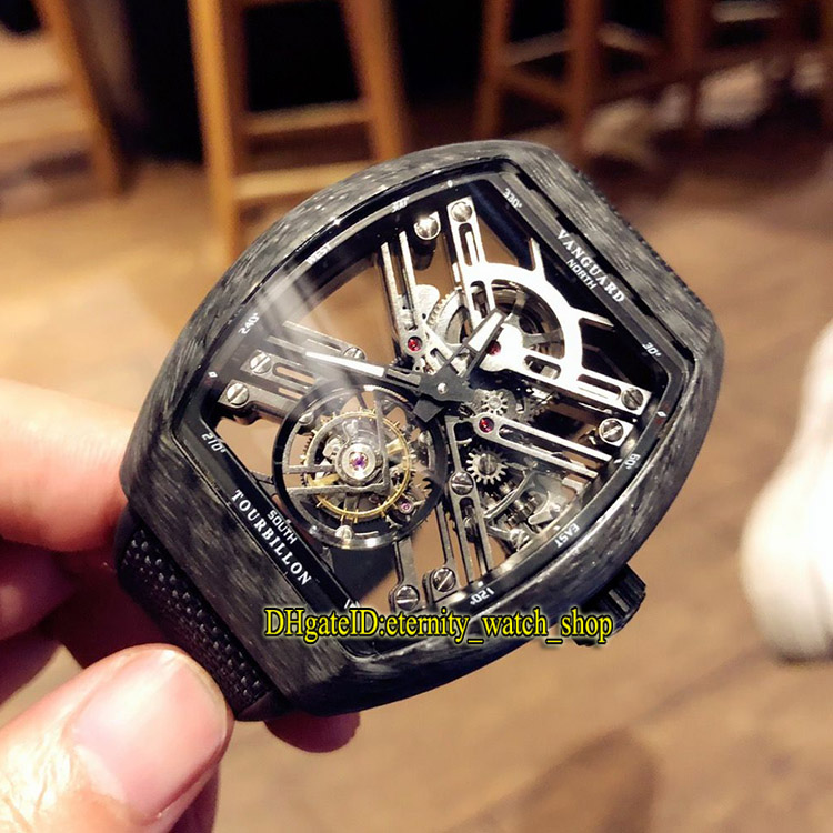 Top Quality NEW SARATOGE VANGUARD SKELETON V 45 T SQT CARBONE Real Tourbillon Automatic Mens Watch Carbon Fiber Case Skeleton Sport Watches, Fm-t16 (1)
Top Quality NEW SARATOGE VANGUARD SKELETON V 45 T SQT CARBONE Real Tourbillon Automatic Mens Watch Carbon Fiber Case Skeleton Sport Watches, Fm-t16 (1)