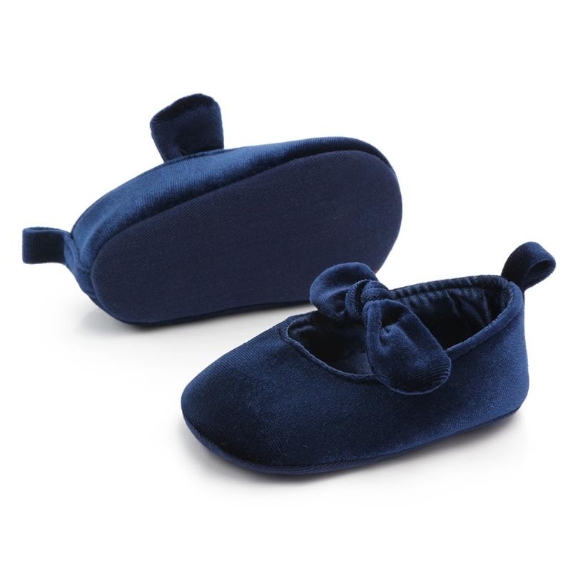 Cute Newborn Baby Girl Gold Velvet Toddler First Walkers Kid Shoes+Hairband Baby Girl Birthday Party Shoes