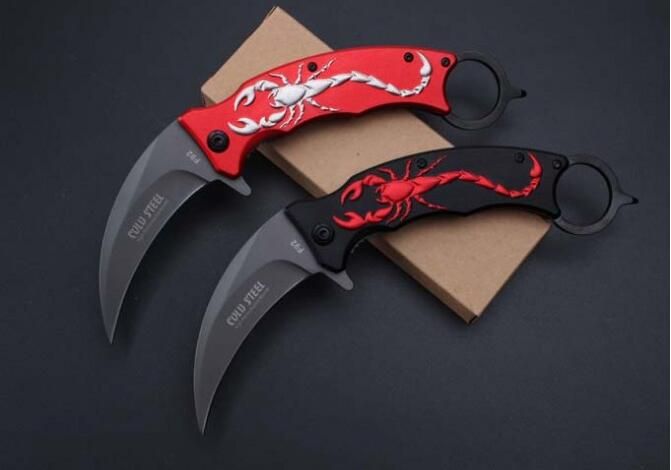 cold steel 92 Claw Knife karambit claw mini claw camping folding survival knives Xmas gift knife 1pcs a1380 Adco
cold steel 92 Claw Knife karambit claw mini claw camping folding survival knives Xmas gift knife 1pcs a1380 Adco