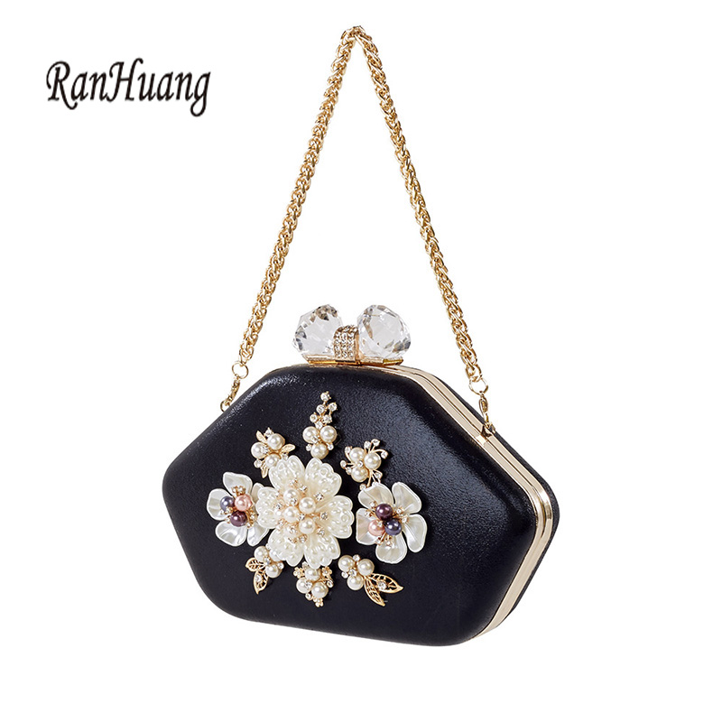 RanHuang New 2020 Women Luxury Evening Bags Pu Leather Day Clutches Flower Design Small Handbags, Black
RanHuang New 2020 Women Luxury Evening Bags Pu Leather Day Clutches Flower Design Small Handbags, Black