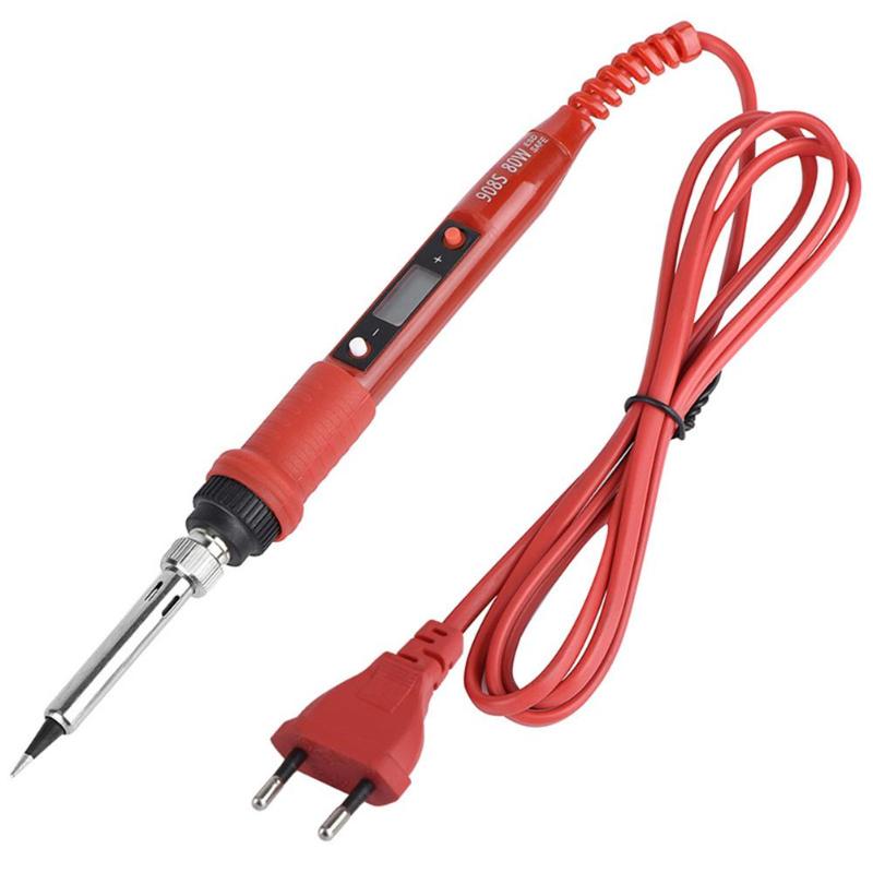New Adjustable Digital Temperature Adjustable Electric Soldering Iron Weld Tin Welding Pen Welding Solder Rework Station Heat
New Adjustable Digital Temperature Adjustable Electric Soldering Iron Weld Tin Welding Pen Welding Solder Rework Station Heat