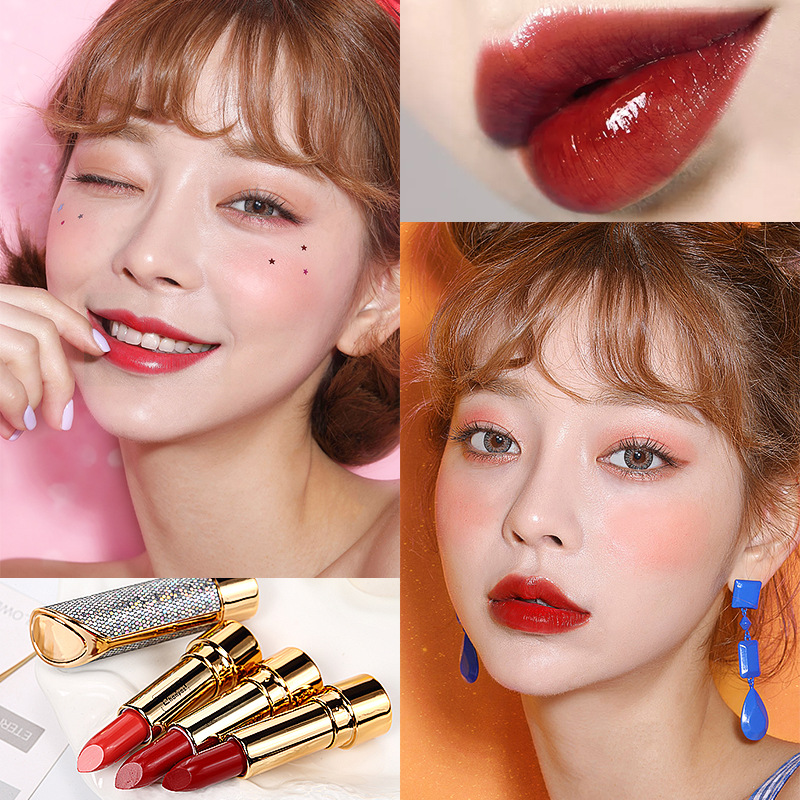 Lipstick Brand Velvet Sexy Matte Star WaterprOf Long Lasting Lip Gloss Cosmetics 6 Color Moisturizing Makeup