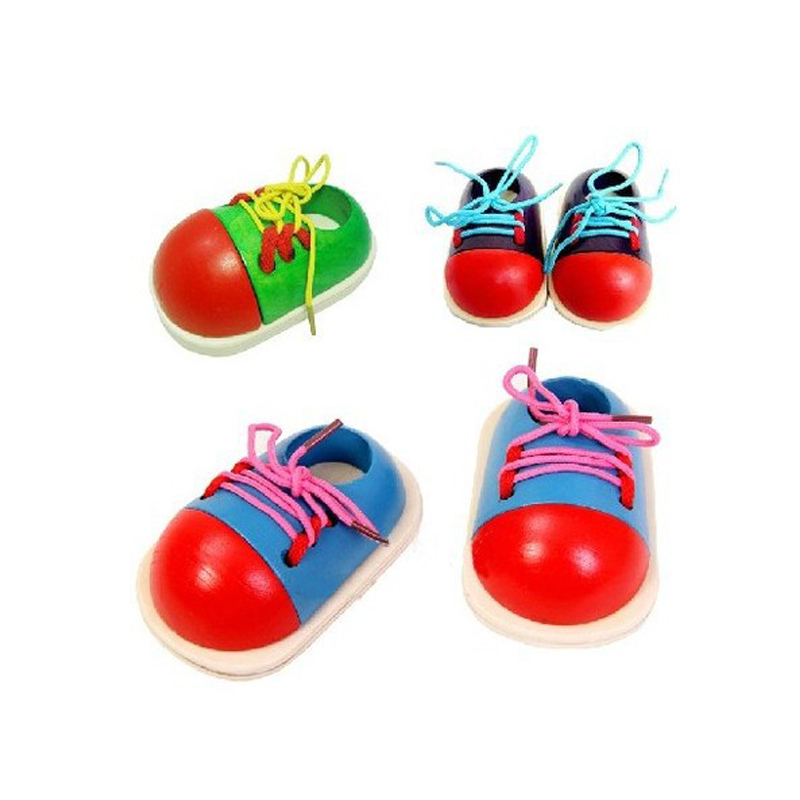 Kids DIY Learning Education Fashion Toddler Lacing Shoes Montessori Wooden Children toy
Kids DIY Learning Education Fashion Toddler Lacing Shoes Montessori Wooden Children toy
