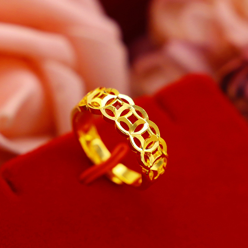 Cluster Rings Korean Fashion Women's Ring For Wedding Engagement Jewelry Yellow Gold Drawing Couple 14K Birthday Gifts
Cluster Rings Korean Fashion Women's Ring For Wedding Engagement Jewelry Yellow Gold Drawing Couple 14K Birthday Gifts