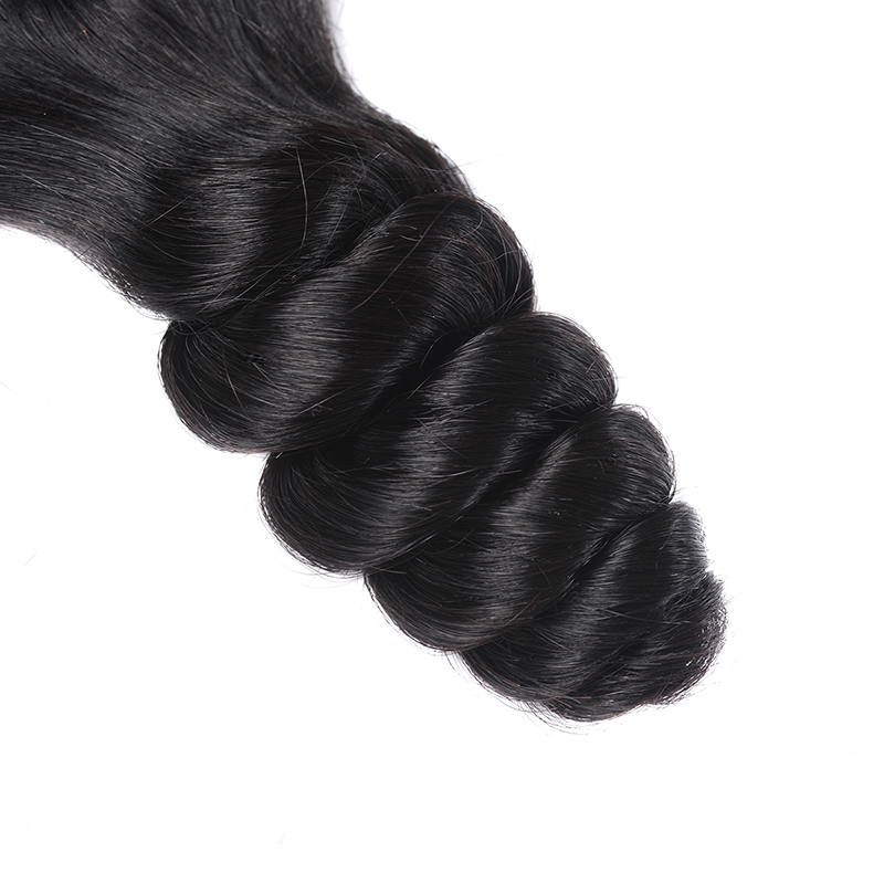 Brazilian Virgin Human Hair Extensions 10-30inch Loose Wave Bundles 3 Pieces/lot Hair Wefts Natural Color Curly