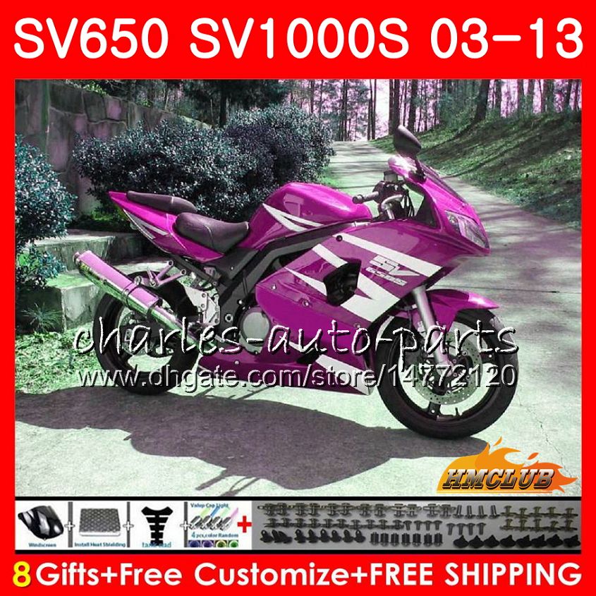 Body For SUZUKI SV650S SV1000S 03 09 10 11 12 13 Kit 22HC.112 SV 650S 1000S SV650 1000 S 2003 2009 2010 2011 2012 2013 glossy pink Fairing, No. 1
Body For SUZUKI SV650S SV1000S 03 09 10 11 12 13 Kit 22HC.112 SV 650S 1000S SV650 1000 S 2003 2009 2010 2011 2012 2013 glossy pink Fairing, No. 1