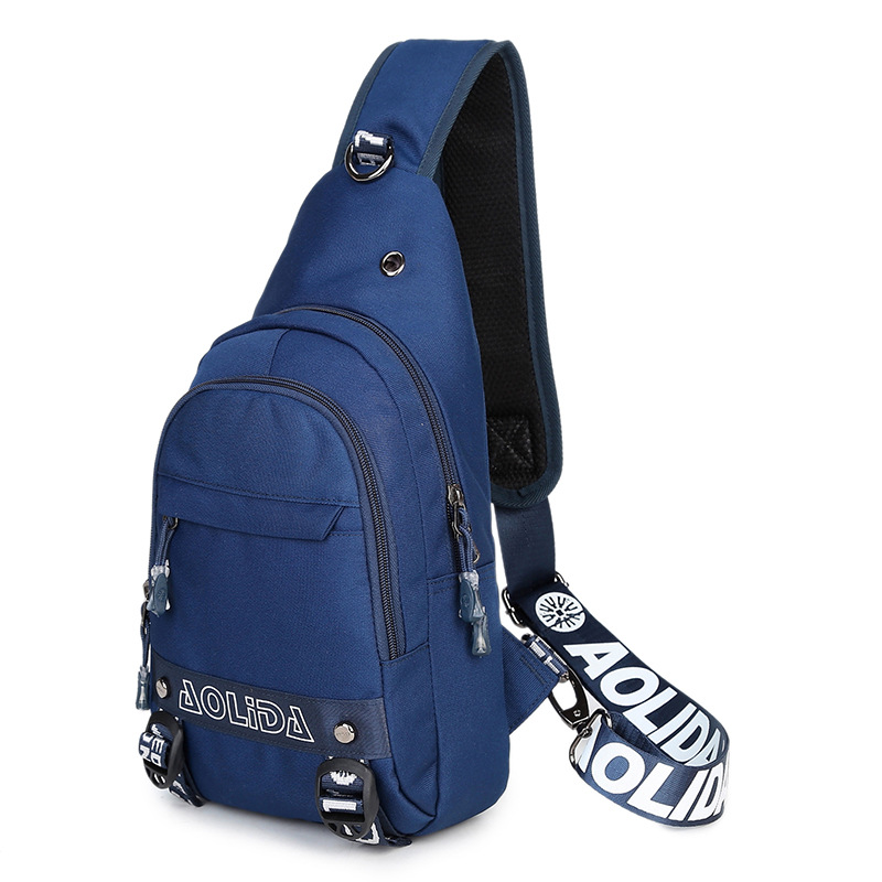 Autumn and winter 2019 new fashionable and all-around Korean casual men's small chest bag multifunctional outdoor messenger bag