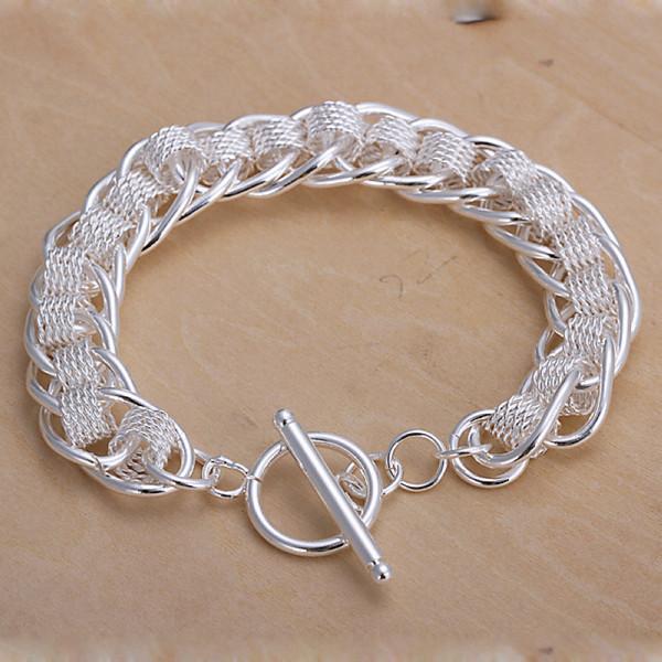Ladies Bracelet 925 Silver Many Circle Charm Bracelets Jewelry for Women Men Wholesale 925 sterling silver plated Chain link bracelets, Black
Ladies Bracelet 925 Silver Many Circle Charm Bracelets Jewelry for Women Men Wholesale 925 sterling silver plated Chain link bracelets, Black