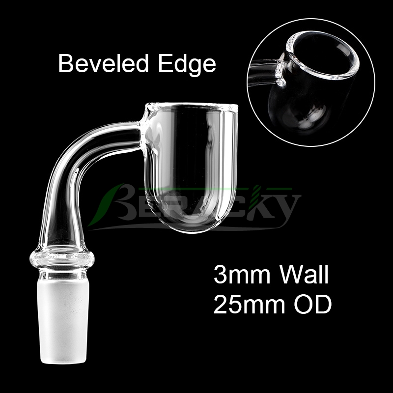 Beracky 2mm 3mm Beveled Edge Round Bottom Quartz Banger With 10mm 14mm 18mm Round Base Quartz Nails For Glass Water Bongs Dab Rigs
Beracky 2mm 3mm Beveled Edge Round Bottom Quartz Banger With 10mm 14mm 18mm Round Base Quartz Nails For Glass Water Bongs Dab Rigs