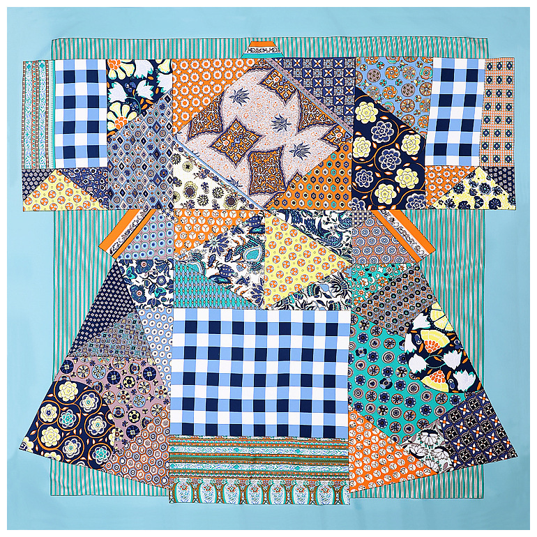 100% Twill Silk Scarf Women Print Shawl Vintage Echarpe Fourlard Femme Square Scarves For Women Hijab Bandanas Bufandas Mujer 130*130cm