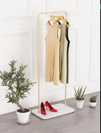 Marble metal coat hanger Bedroom Furniture living room simple modern coats hangers landing Bedside clothes rack