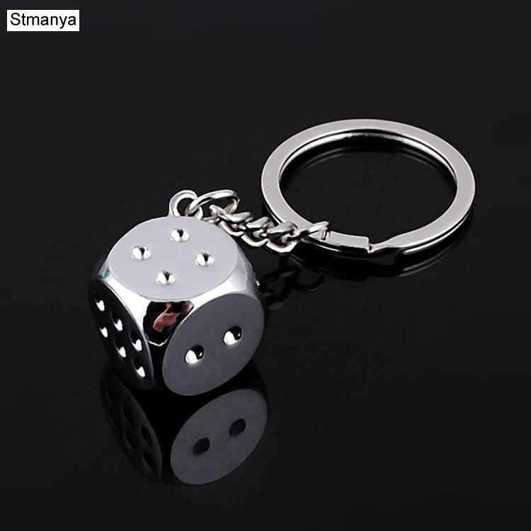 New Dice Key Chain Metal Personality Dice Poker Soccer Guitar Model Alloy Keychain Gift Car Key Ring
New Dice Key Chain Metal Personality Dice Poker Soccer Guitar Model Alloy Keychain Gift Car Key Ring