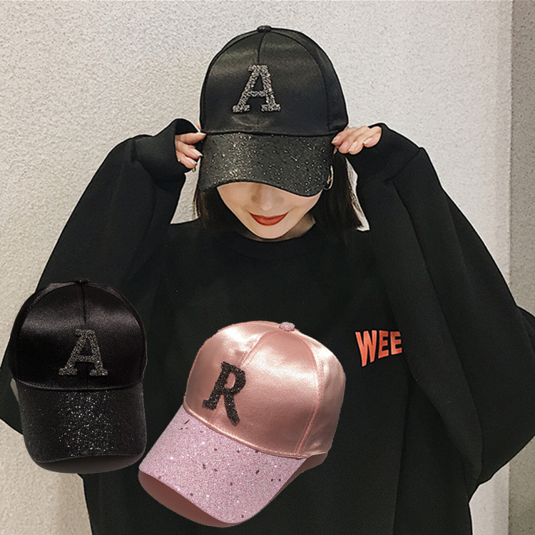 Women new designer luxury hats female spring baseball cap fashion letter A&R curved cap casual street visor hat tide, Black-r
Women new designer luxury hats female spring baseball cap fashion letter A&R curved cap casual street visor hat tide, Black-r