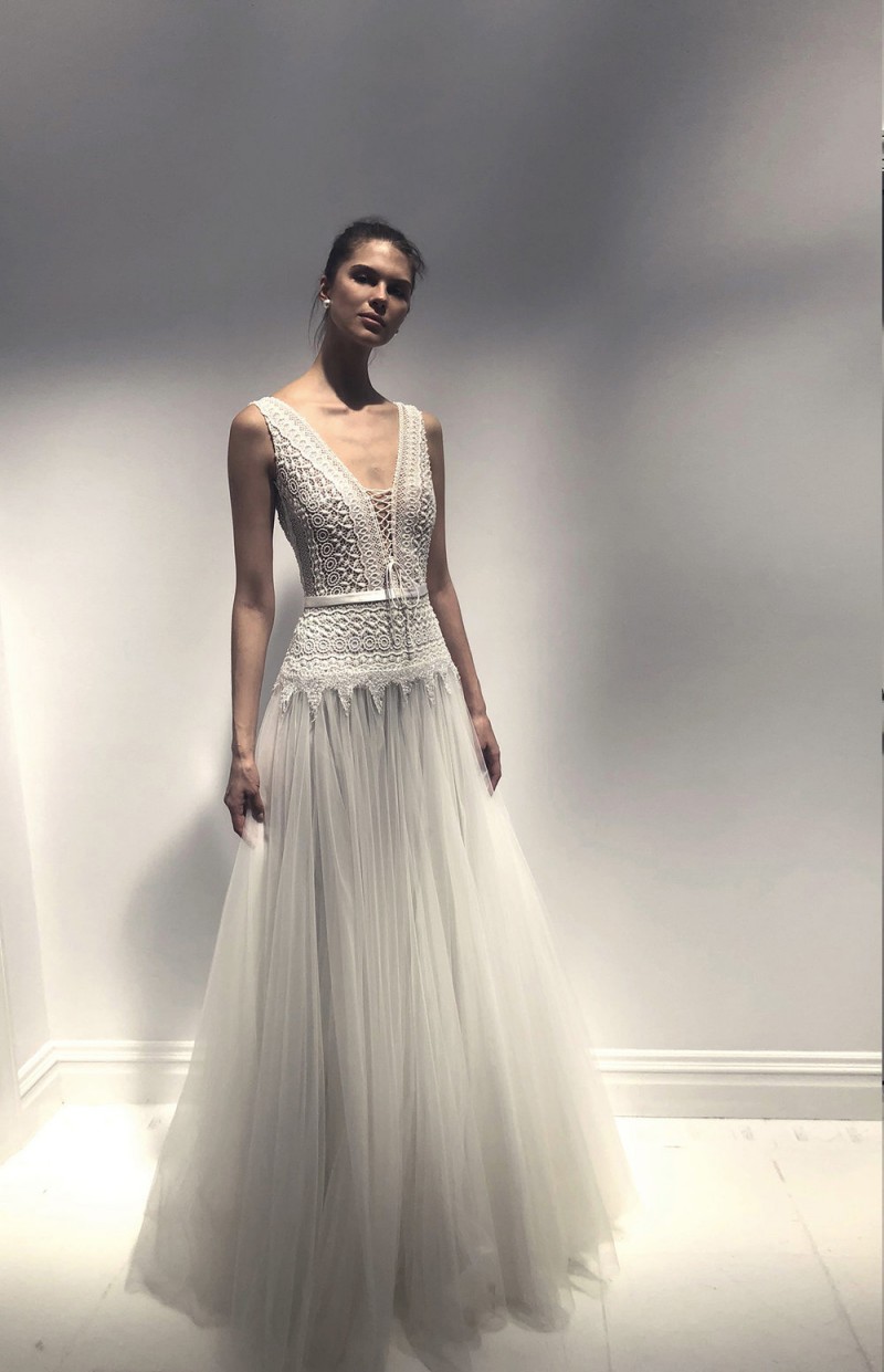 Milva Bridal Wedding Dresses 2019 Hot Sexy V-Line Boho Beach Lace Country Bridal Gowns Plus Size Garden A-Line Wedding Dress
