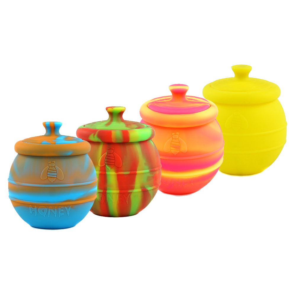 Unbreakable Silicone containers new design 4.6" nonstick honey jars 500ml silicone box and wood
Unbreakable Silicone containers new design 4.6" nonstick honey jars 500ml silicone box and wood