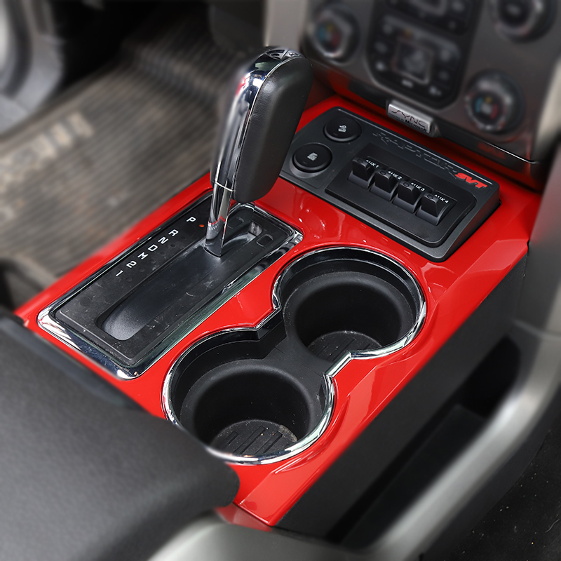 Car Gear panel Gear Panel ABS Decoration Trim For Ford F150 Raptor 2009-2014 Car Interior Accessories