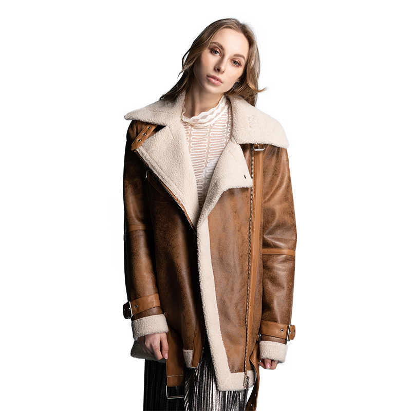 Cross-border ins designed for autumn and winter explosion models imitation wool fur jacket ladies fur coat mixed FauxFur, Brown
Cross-border ins designed for autumn and winter explosion models imitation wool fur jacket ladies fur coat mixed FauxFur, Brown