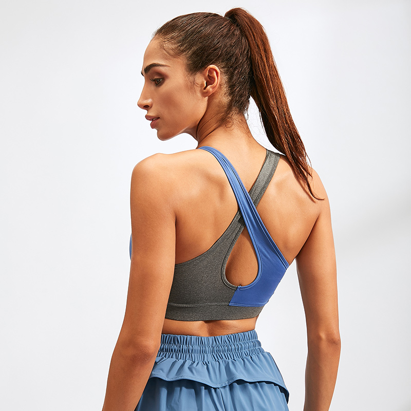 New Fitness Sports Bra For Women Cross Backless Sportswear Bra Running Gym Femme Innerwear Padded Underwear Female Crop Tops, Blue
New Fitness Sports Bra For Women Cross Backless Sportswear Bra Running Gym Femme Innerwear Padded Underwear Female Crop Tops, Blue