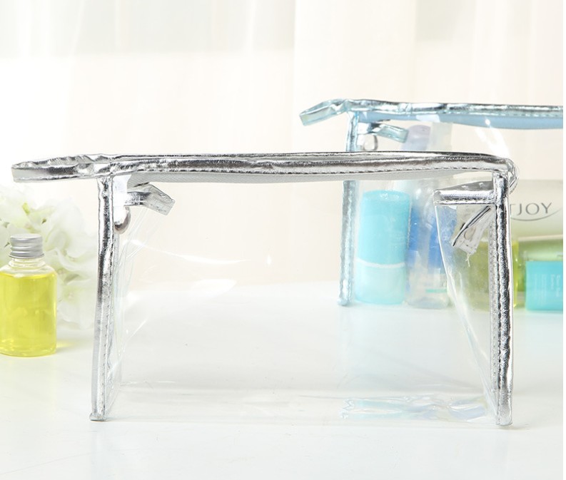 Transparent Cosmetic Bags PVC Zipper Clear Waterproof Makeup Bag Women Travel Toiletry Storage Organizer Case - view 9
