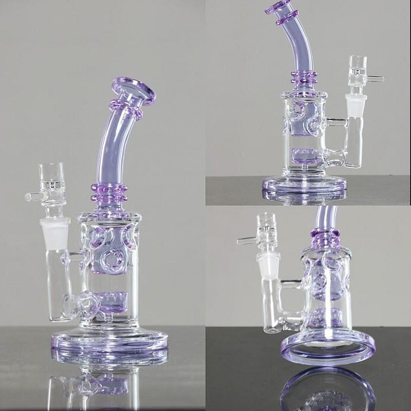 Light Purple Glass Bongs Water Pipes With Matching Bowl Joint 14.4mm Headshower Perc Smoking Pipes Modest Recycler Oil Rigs 20CM Glass Bongs
Light Purple Glass Bongs Water Pipes With Matching Bowl Joint 14.4mm Headshower Perc Smoking Pipes Modest Recycler Oil Rigs 20CM Glass Bongs