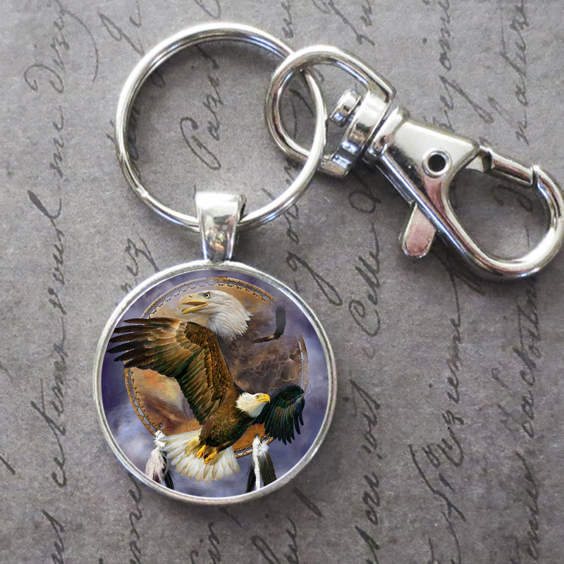 Bald Eagle Key Ring Key Chain Buckle Glass Crystal Pendant Birthday Festival Anniversary Gift Jewelry Accessories
Bald Eagle Key Ring Key Chain Buckle Glass Crystal Pendant Birthday Festival Anniversary Gift Jewelry Accessories