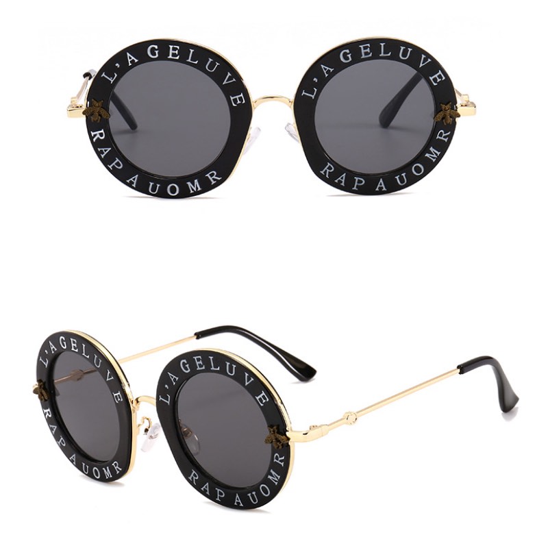 English Letters Little Bee Round Sunglasses 2020 Men Women Brand Glasses 1828 Designer Fashion Male Female free shipping
English Letters Little Bee Round Sunglasses 2020 Men Women Brand Glasses 1828 Designer Fashion Male Female free shipping