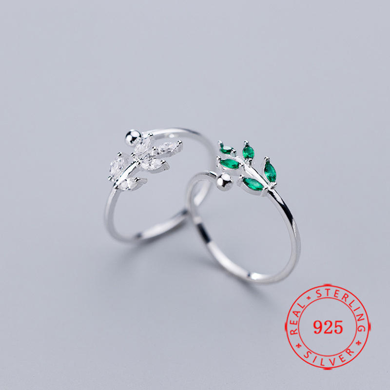online shop sterling silver ring green zircon leaf design finger rings Jewelry fashion rhodium plated women jewellery ladies' finger ring
online shop sterling silver ring green zircon leaf design finger rings Jewelry fashion rhodium plated women jewellery ladies' finger ring