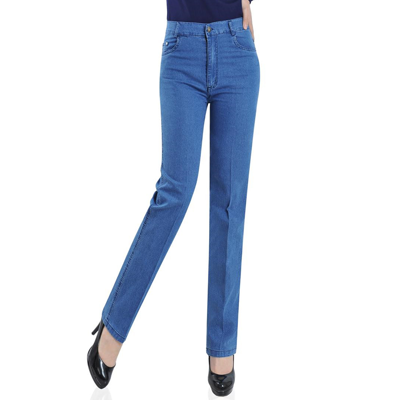 Women Jeans 2020 Autumn European style Plus Size Loose Trendy Casual Jeans Female Winter Straight Pants High Waist OK271, Light blue
Women Jeans 2020 Autumn European style Plus Size Loose Trendy Casual Jeans Female Winter Straight Pants High Waist OK271, Light blue