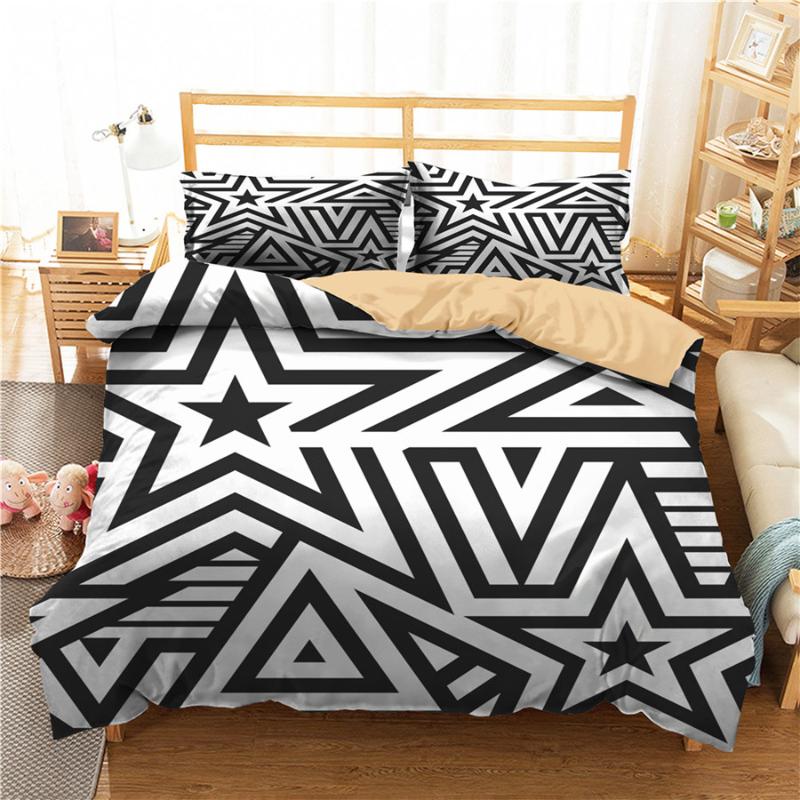 A Bedding Set 3D Printed Duvet Cover Bed Set Geometric Plaid Home Textiles for Adults Bedclothes with Pillowcase #GZ13, As pic
A Bedding Set 3D Printed Duvet Cover Bed Set Geometric Plaid Home Textiles for Adults Bedclothes with Pillowcase #GZ13, As pic