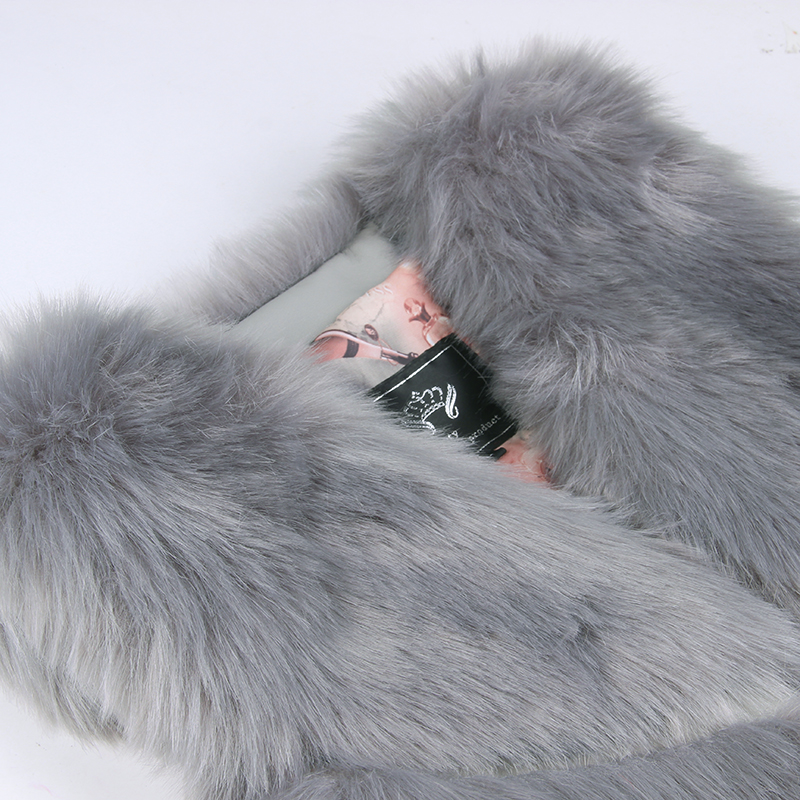 New Fashion Faux Fur Coat Winter Coat Women Waist Fur Gilet Women's Jacket Vest For Ladies
