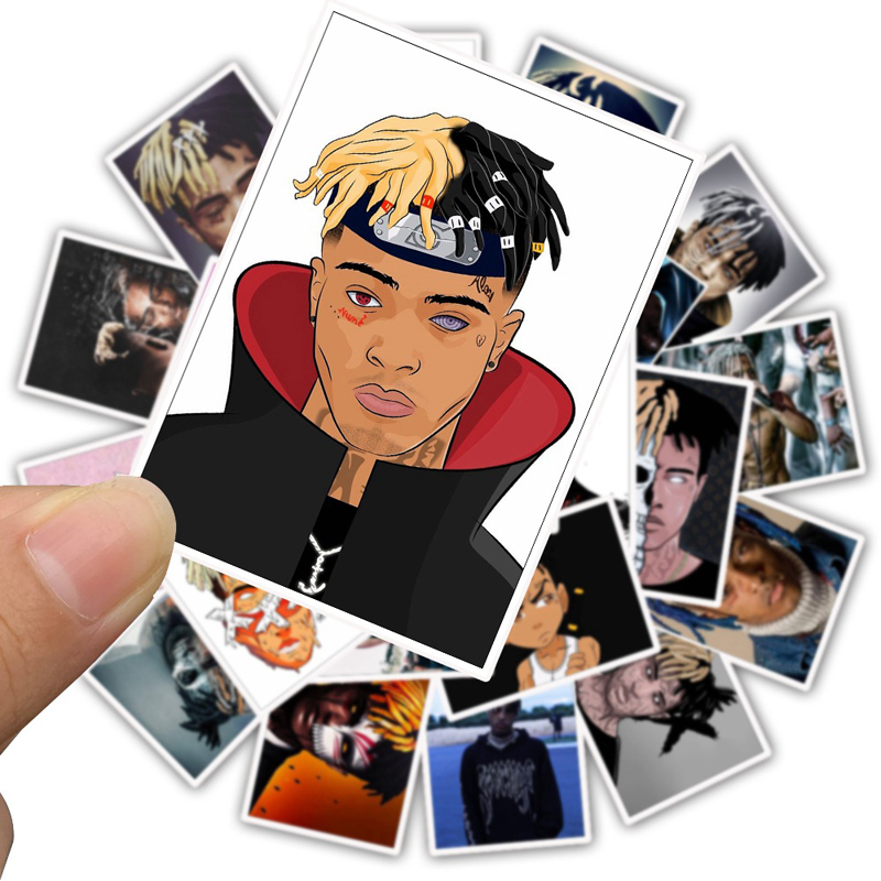 American Rapper Poster Sticker for Skateboard Suitcase Motocycle Electric car Notebook PVC Waterproof Toy Graffiti Sticker