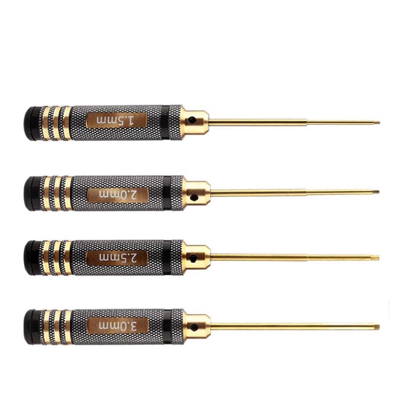 1.5/2.0/2.5/3.0MM Hex Screwdriver Titanium Plating Repair Tool Screw Driver For Helicopter Airplane Car Toys Models Hand Tools
1.5/2.0/2.5/3.0MM Hex Screwdriver Titanium Plating Repair Tool Screw Driver For Helicopter Airplane Car Toys Models Hand Tools
