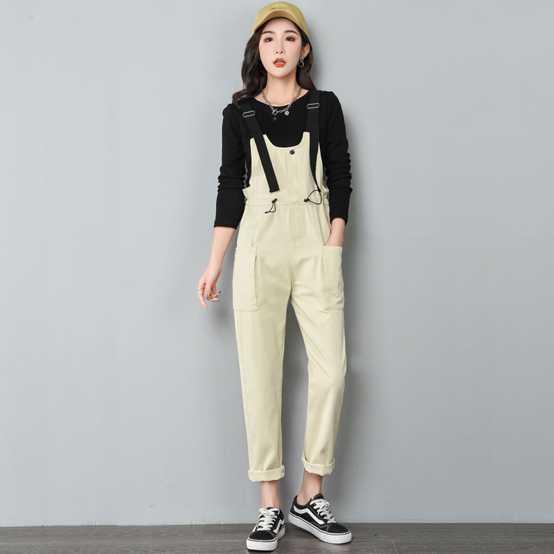 Women Vogue Loose Casual Solid Cargo jumpsuits 2020 New Drawstring Waist Strap Romper Female Leisure Streetwear Overalls Korean, As pic
Women Vogue Loose Casual Solid Cargo jumpsuits 2020 New Drawstring Waist Strap Romper Female Leisure Streetwear Overalls Korean, As pic