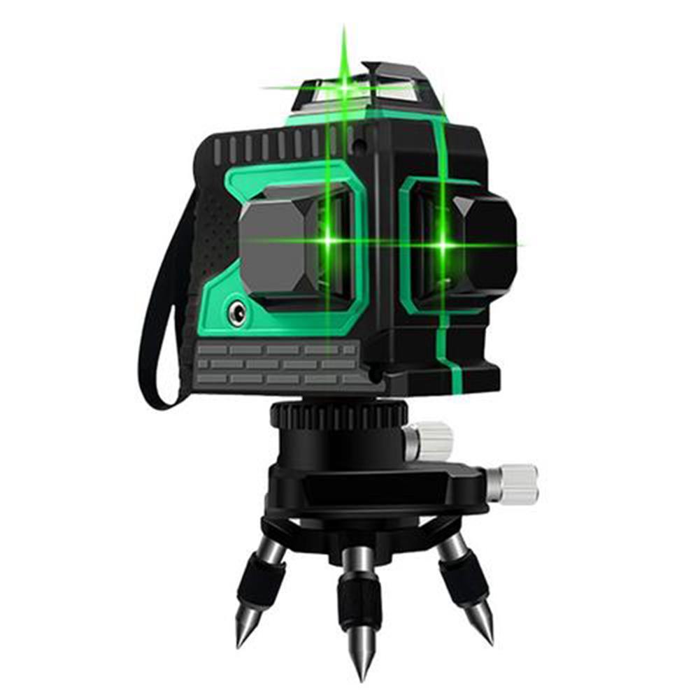 12 Lines 3D Green Beam 360 Self-leveling Laser Level Meter Horizontal & Vertical 1x360 adjustable adapter for laser level T200522
12 Lines 3D Green Beam 360 Self-leveling Laser Level Meter Horizontal & Vertical 1x360 adjustable adapter for laser level T200522