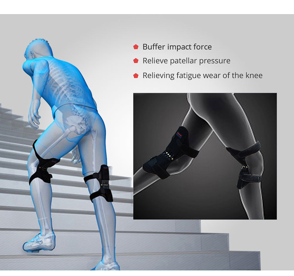 PowerLift Joint Support Knee Pads Powerful Rebound Spring Force Knee Support Professional Protective Sports Knee Pad For Work T191230