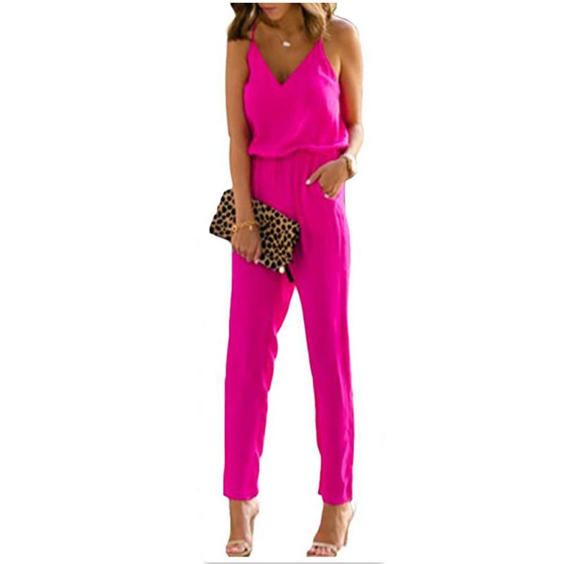 Summer Deep V Suspender Jumpsuits Female Sexy Romper Women 2020 Solid Color Off Shoulder Casual Jumpsuits One Piece Jumpsuit
Summer Deep V Suspender Jumpsuits Female Sexy Romper Women 2020 Solid Color Off Shoulder Casual Jumpsuits One Piece Jumpsuit