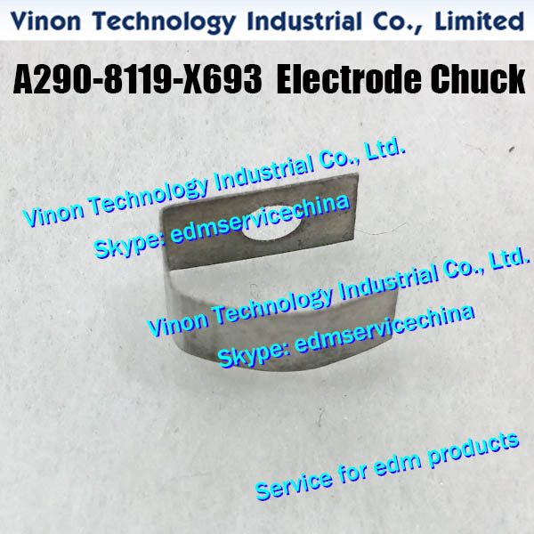 2pcs) A290-8119-X693 edm Electrode Chuck F135 for Fanuc iD,iE,CiA series machines Fanuc A2908119X693, A290.8119.X693 Chuck Unit Electrode
2pcs) A290-8119-X693 edm Electrode Chuck F135 for Fanuc iD,iE,CiA series machines Fanuc A2908119X693, A290.8119.X693 Chuck Unit Electrode