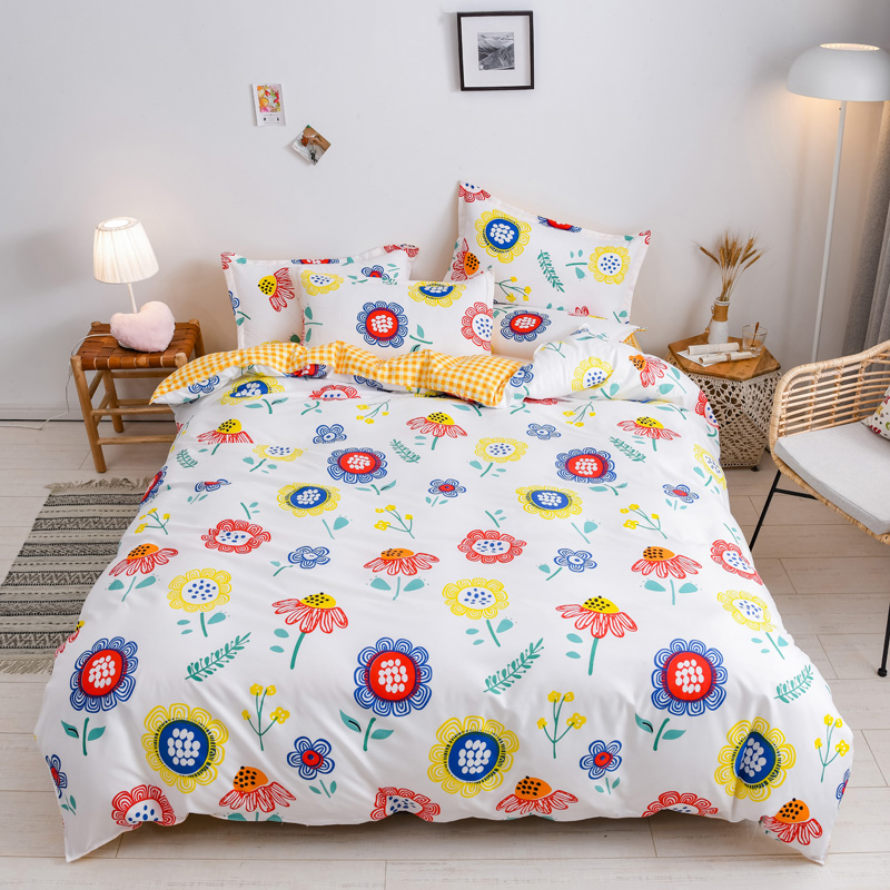 Cartoon Style Children Bedding Set Soft Comfortable Bedclothes Pillowcase Sheet Floral Girls Bed Linen Adults Duvet Cover Set, No.5
Cartoon Style Children Bedding Set Soft Comfortable Bedclothes Pillowcase Sheet Floral Girls Bed Linen Adults Duvet Cover Set, No.5