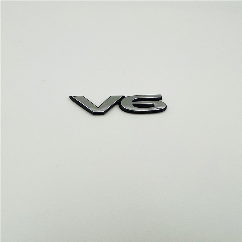 For Mitsubishi Pajero Montero Lancer GLS GLX EX V6 Emblem Rear Trunk Logo Side Fender Mark Nameplate Auto Decal9061562