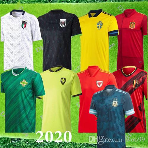 2020 Wales Scotland Soccer Jersey 2020 Italy Sweden Belgium Spain Northern Ireland Argentina national team Football Shirt Special price, Black;yellow
2020 Wales Scotland Soccer Jersey 2020 Italy Sweden Belgium Spain Northern Ireland Argentina national team Football Shirt Special price, Black;yellow