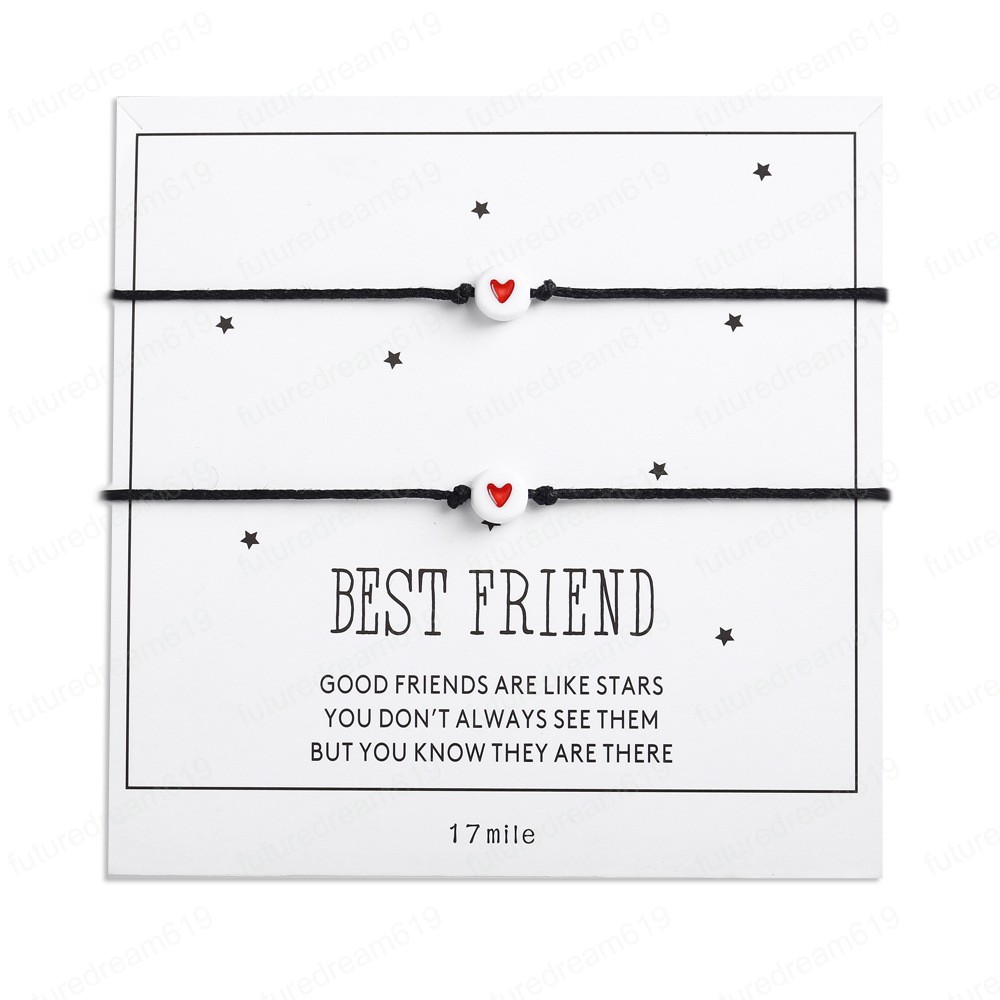 2pcs/set Heart Adjustable Rope Bracelet Set For Women Men 2020 New Couple Bracelets Friendship Bracelet Bohemian Jewelry 
2pcs/set Heart Adjustable Rope Bracelet Set For Women Men 2020 New Couple Bracelets Friendship Bracelet Bohemian Jewelry