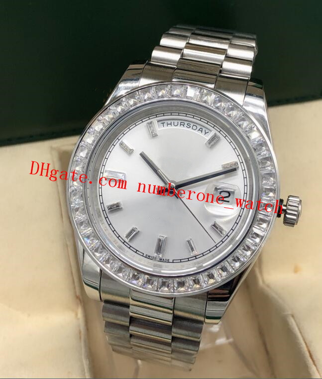 Free Shipping Latest Version 11 Style Mens PLATINUM 41 Ice Blue Diamond Bezel /Dial 228396 Automatic Fashion Men's Watches Wristwatch Newly, Make waterproof
Free Shipping Latest Version 11 Style Mens PLATINUM 41 Ice Blue Diamond Bezel /Dial 228396 Automatic Fashion Men's Watches Wristwatch Newly, Make waterproof