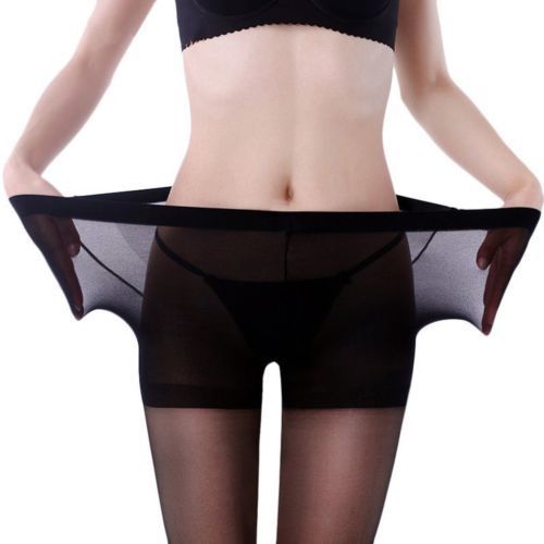 Black Upgraded Super Elastic Magical Tight Silk Stocking Skinny Leg Pantyhose Women C18122201