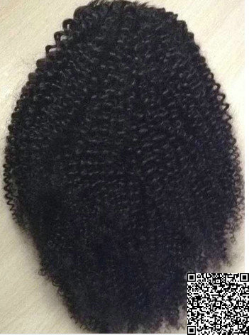 Full and sleek deep wave ponytail hairstyle natural blow out Elegant low drawstring ponytail extension 140g