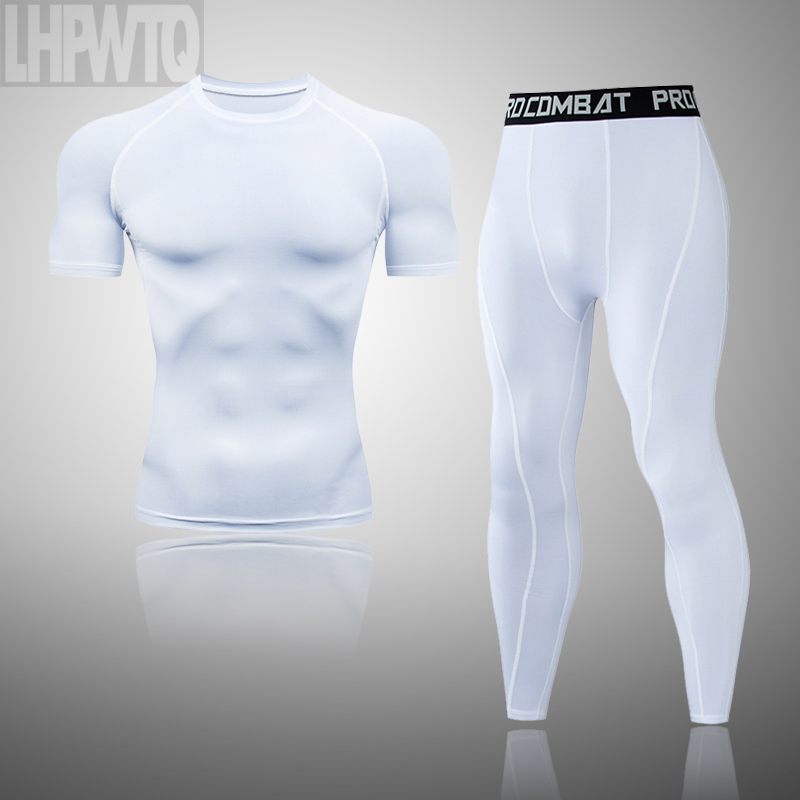 men' sportswear suit gym tights training clothing for men workout jogging Solid color compression sports set fitness running, Shirt
men' sportswear suit gym tights training clothing for men workout jogging Solid color compression sports set fitness running, Shirt