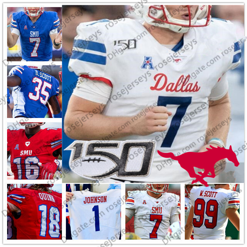 Custom SMU Mustangs 2020 Football White Blue Red 7 Shane Buechele 5 Xavier Jones 3 James Proche 150TH Men Youth Kid Jersey 4XL, Blue with 150th
Custom SMU Mustangs 2020 Football White Blue Red 7 Shane Buechele 5 Xavier Jones 3 James Proche 150TH Men Youth Kid Jersey 4XL, Blue with 150th