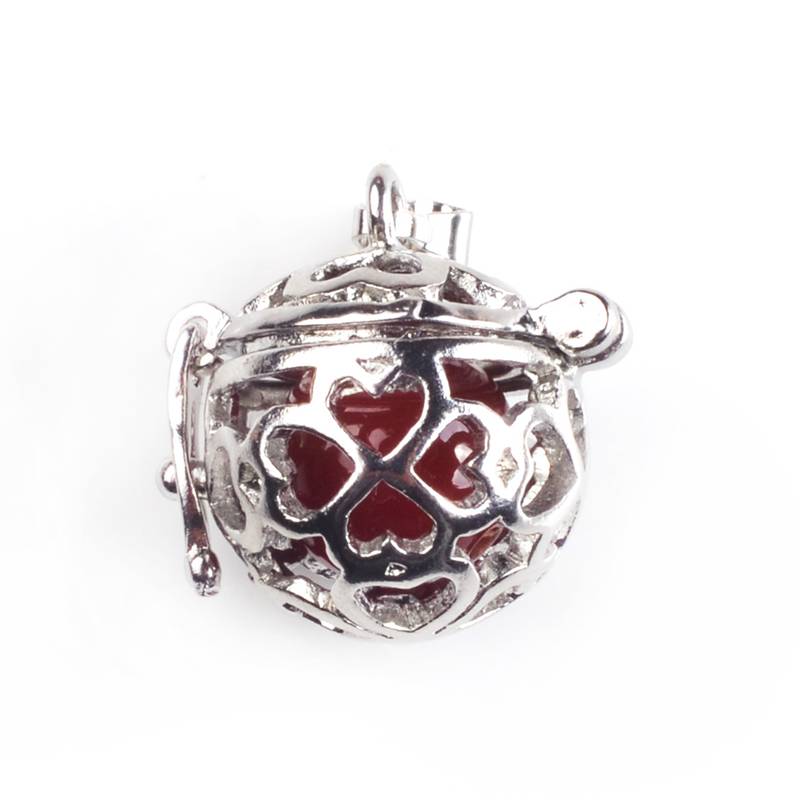 Silver Celtic Ball Melody Harmony Ball Pendant Necklace Female Pregnant Woman Gift